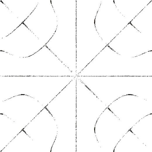 Chladni figure for 963 Hz